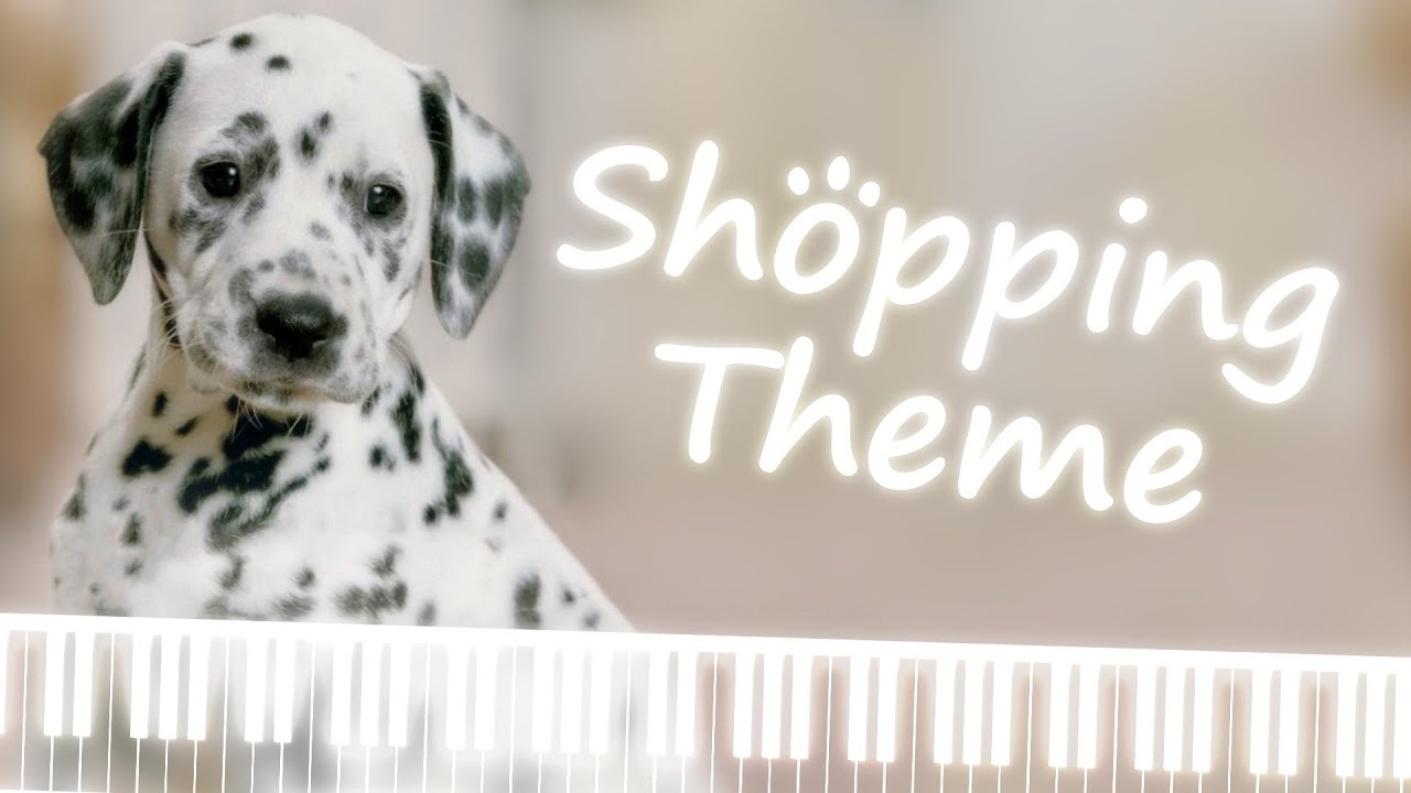 Synthesia [Piano Tutorial] Shopping Theme - Nintendogs