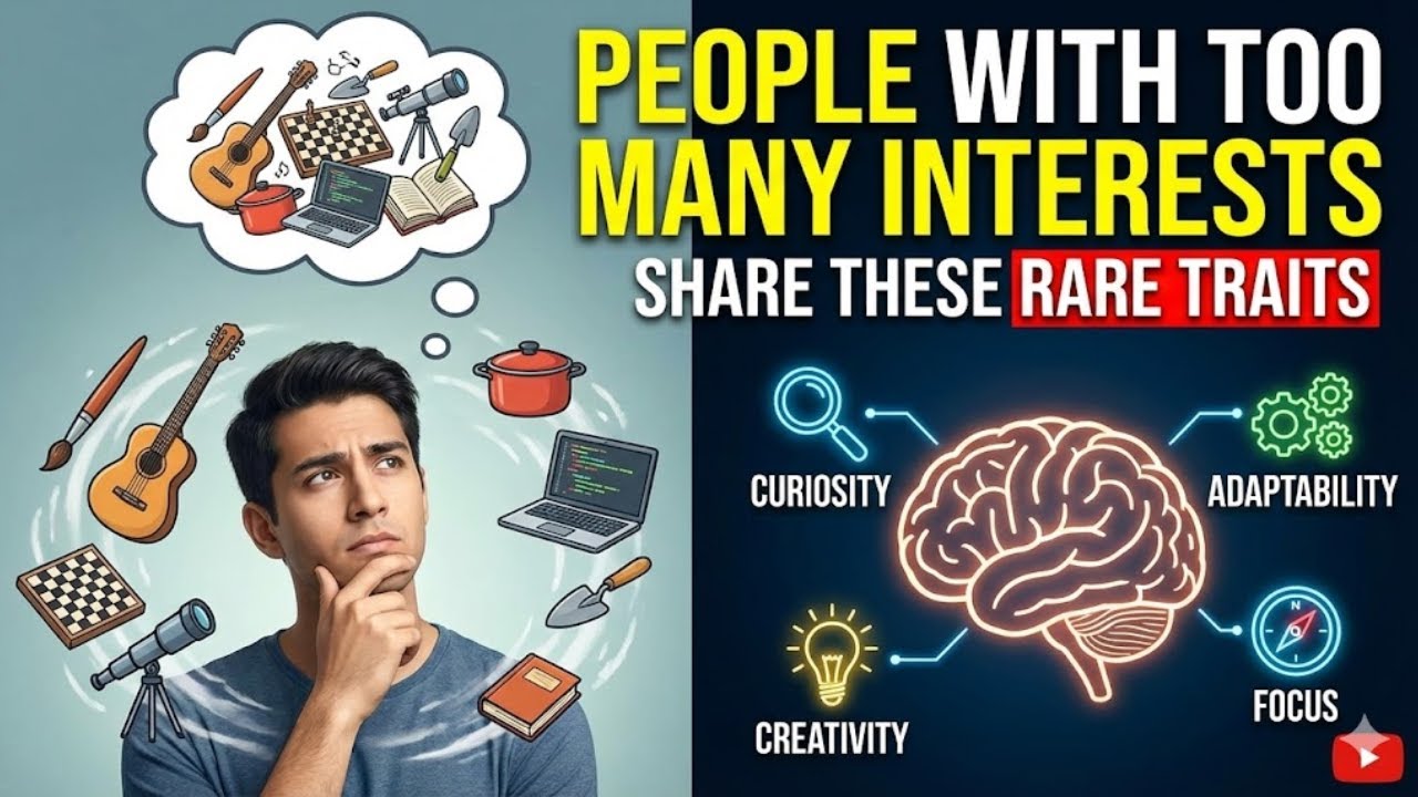 People Who Have Too Many Interests Share These Rare Traits (Psychology Explains)