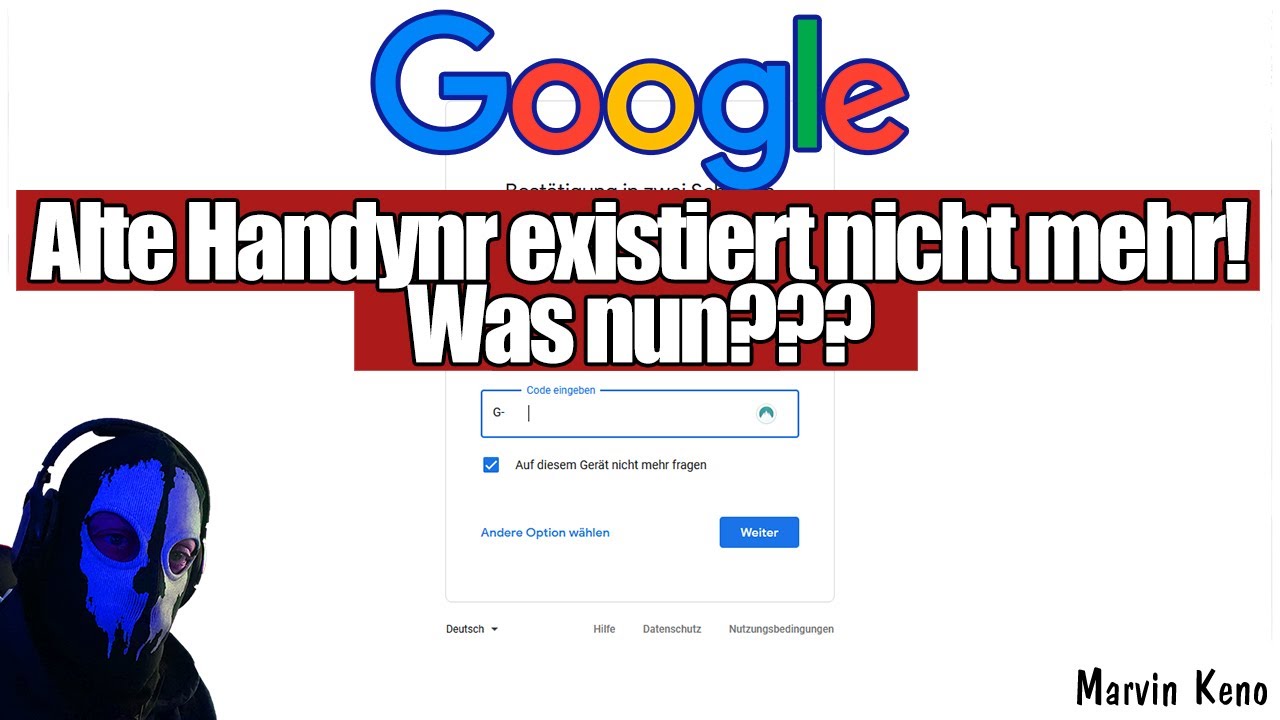 DANKE GOOGLE..... Was tun wenn die Alte Handynummer nicht mehr existiert?