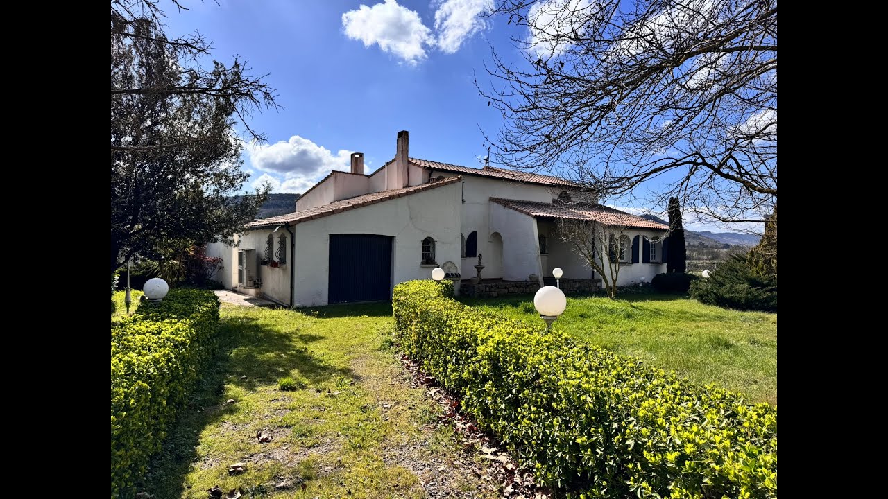 Villa 205 m² sur 1350 m² avec piscine - mezzanine et vue Montagne Alaric , Val de Dagne