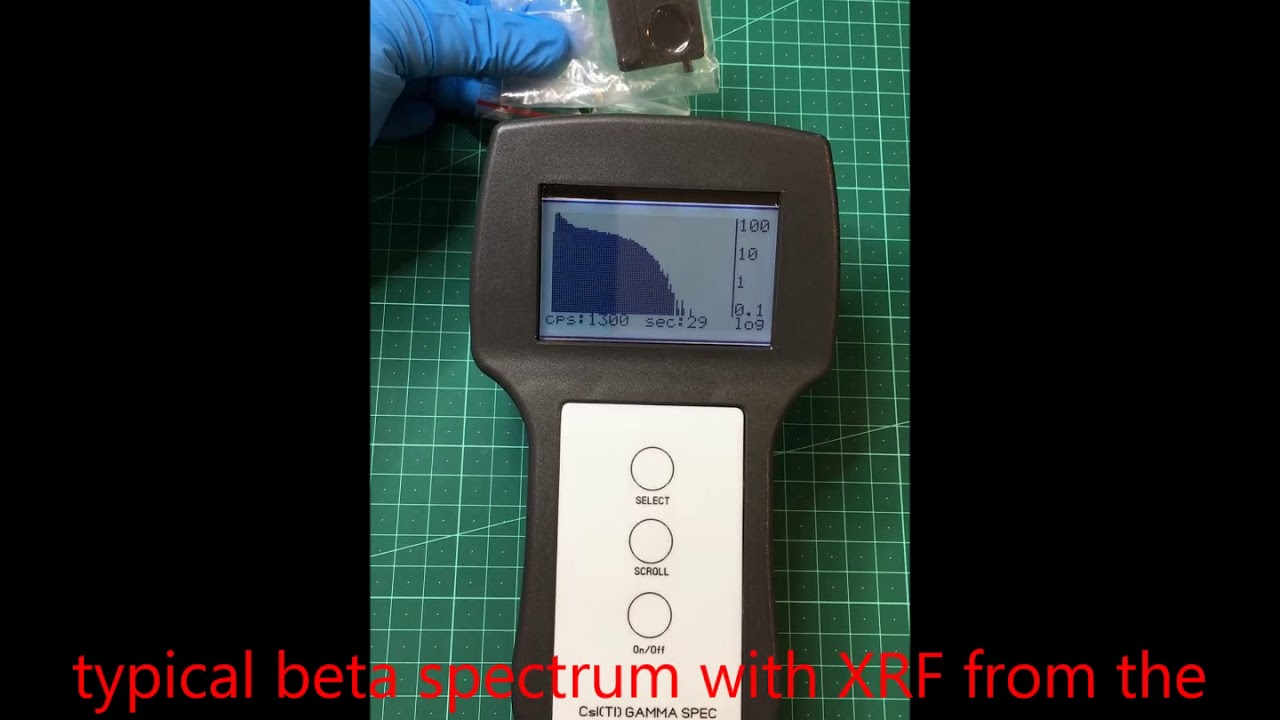 Beta Spectroscopy with CsI(Tl) crystal
