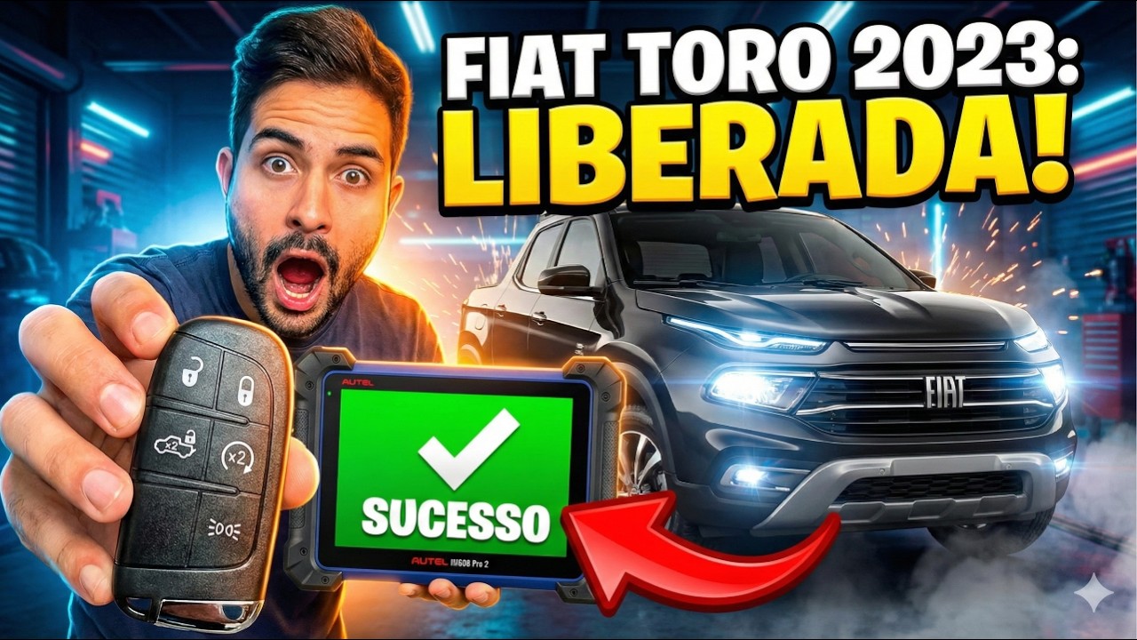 O SEGREDO para programar a Fiat Toro 2023 sem travar a BCM!