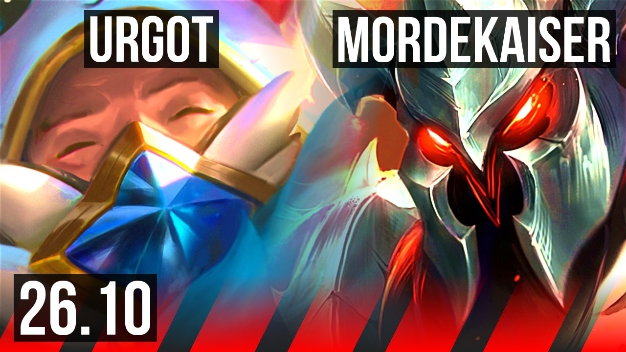 URGOT vs MORDEKAISER (TOP) | Good KDA: 15/1/2 | EUW Diamond | 26.10