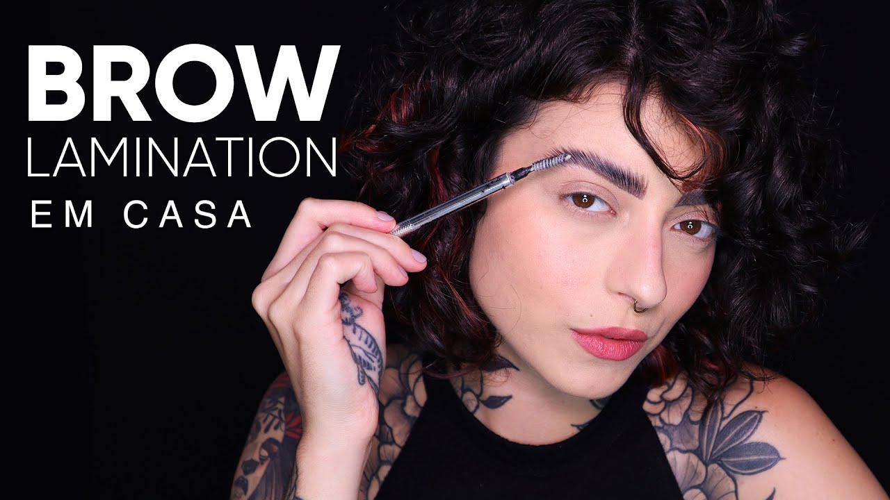 COMO FAZER BROW LAMINATION SEM QUÍMICA EM CASA!