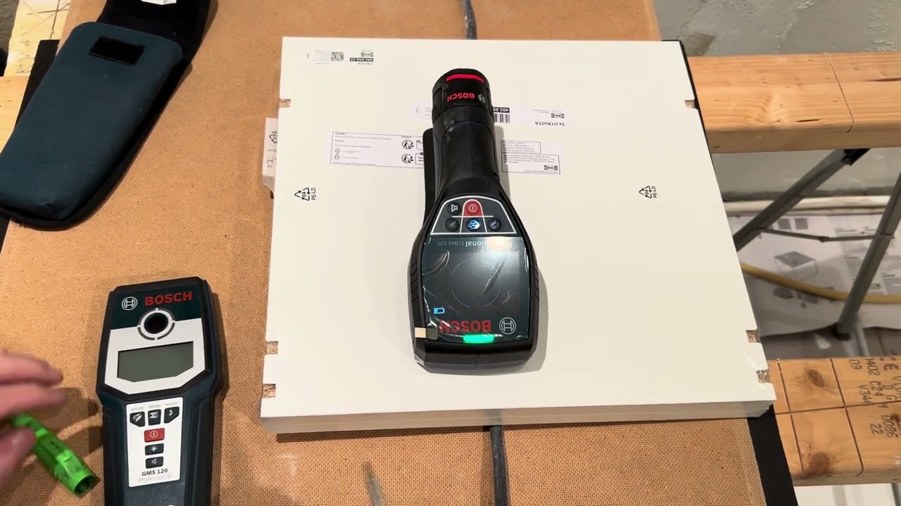 BOSCH GMS120 , BOSCH d test 120 огляд та порівняння детектор compair detector