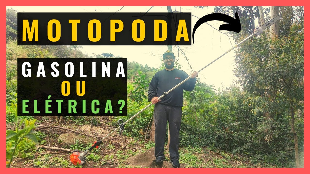 MOTOPODA GASOLINA OU ELÉTRICA ? | TESTAMOS AS DUAS,  VEJA O RESULTADO!