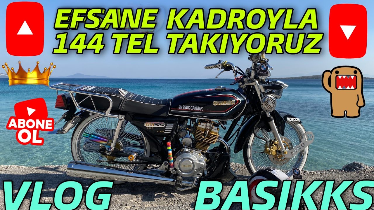 EFSANE VİDEO 144 TEL TAKIYORUZ TAM KADRO #moto35 #izmir #berkcakmak #basikmotor #basikcocuk