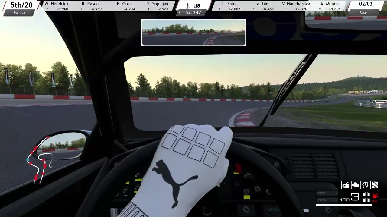 The only race that evening =/RaceRoom Racing (Nordschleife NLS) daily race Opel Vectra Super Touring