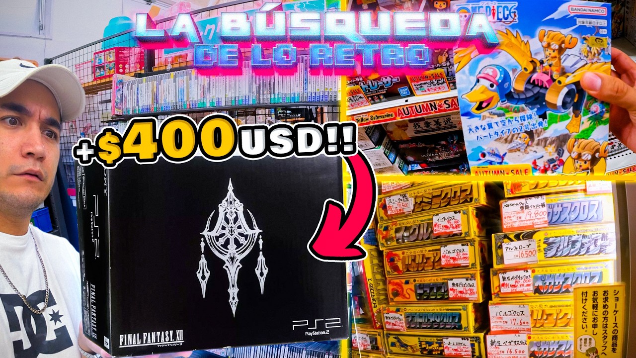Encontramos VIDEOJUEGOS, FIGURAS y CARTAS Dignas de COLECCIONISTAS en TIENDAS DE JAPON.