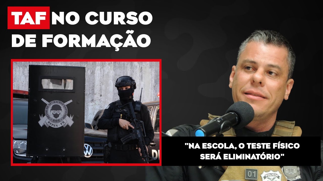 VAI TER TESTE FÍSICO (TAF) PARA POLÍCIA PENAL DO PARANÁ!
