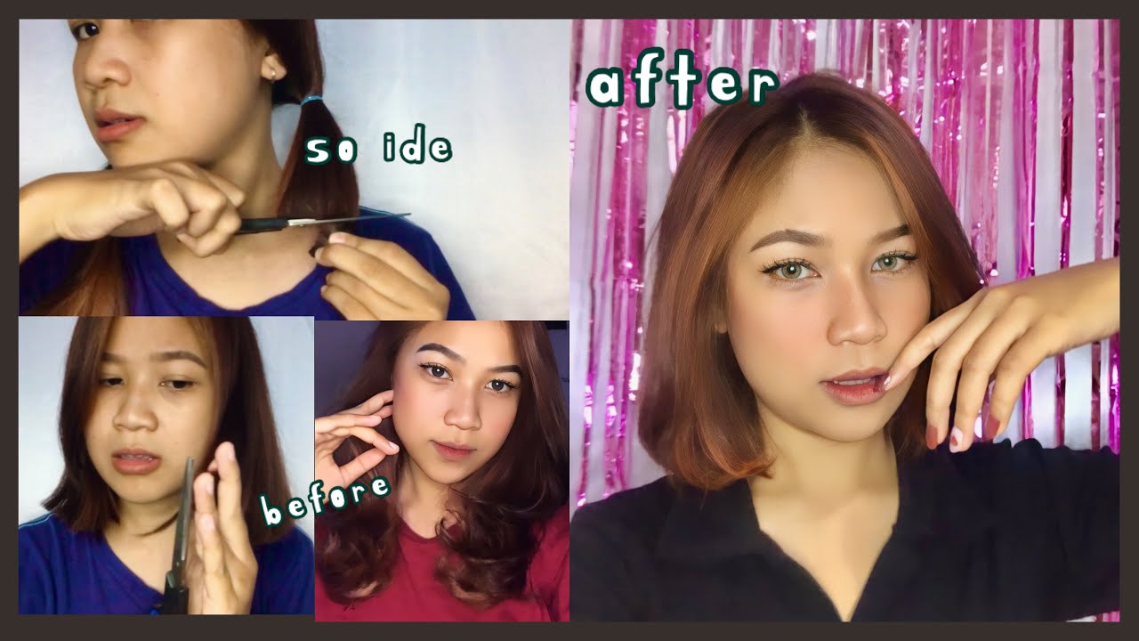 TUTORIAL POTONG RAMBUT SENDIRI SUPER MUDAH!! ANTI GAGAL!
