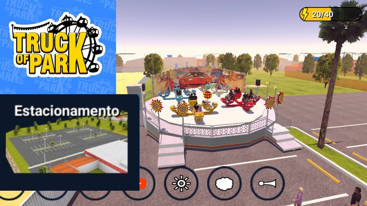 Truck of Park: Montando o parque no estacionamento + Atração Crazy Dance