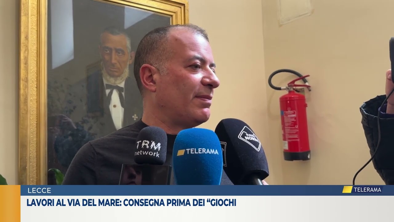 Lavori al Via del Mare: consegna prima dei “giochi”