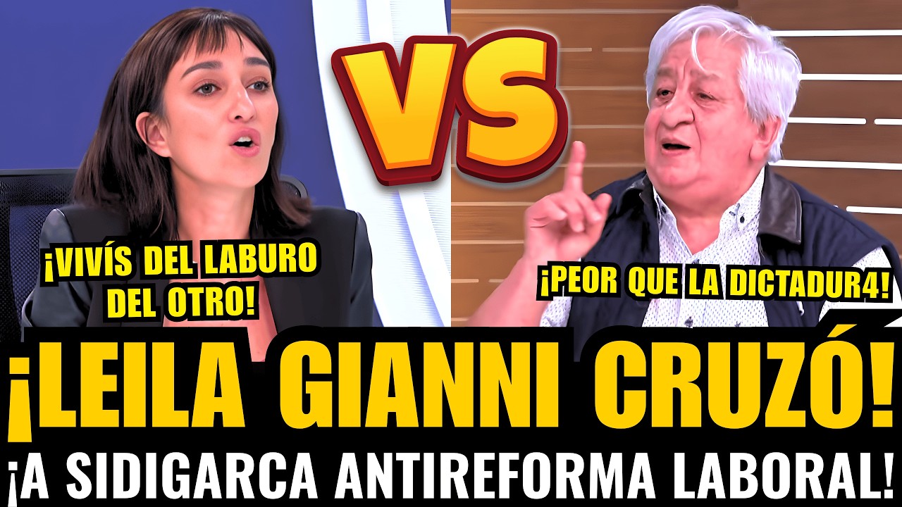 ¡LEILA GIANNI CRUZÓ con TODO a SINDIGARCA en VIVO y EMOCIONÓ a MILEI!