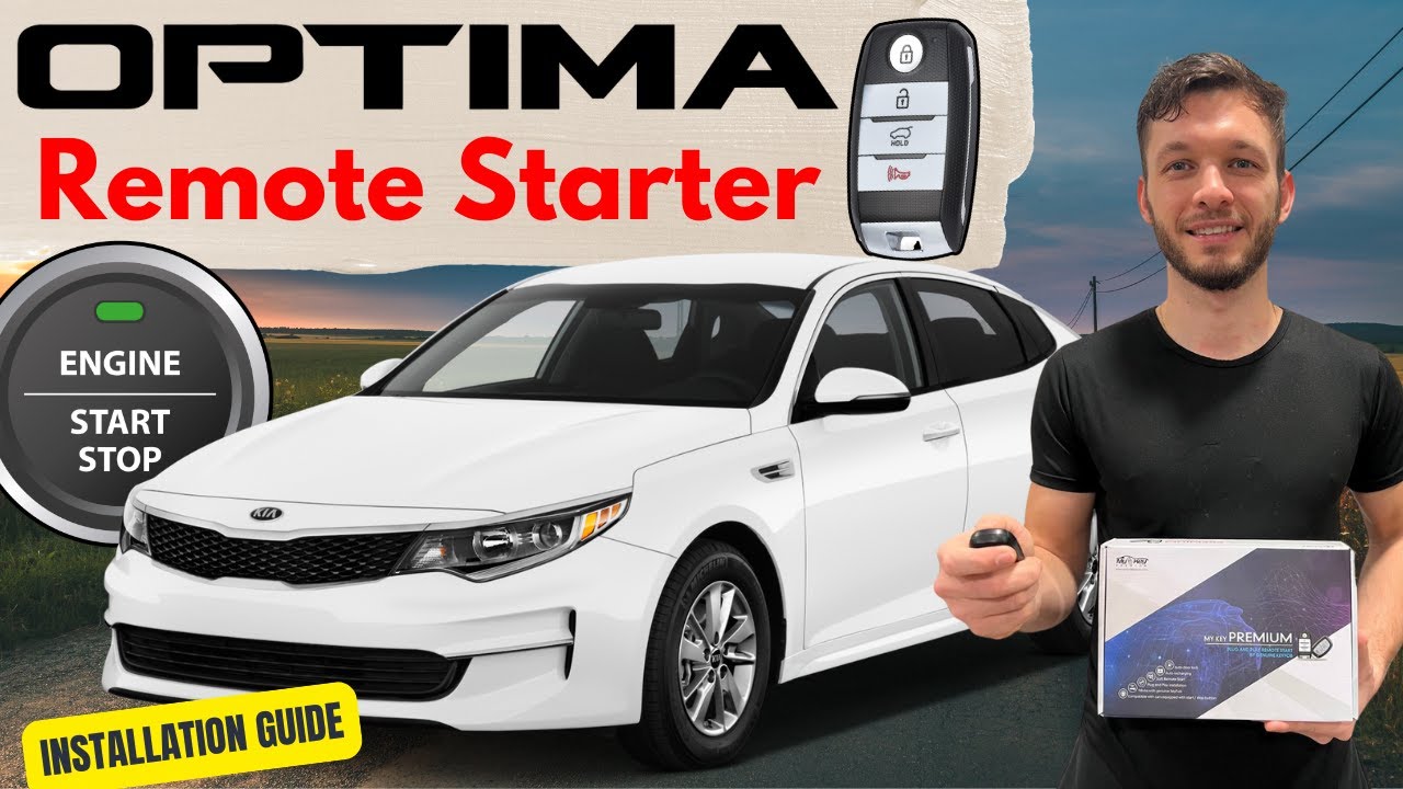 Kia Optima 2016-2020 Дистанционный запуск двигателя | Как установить | MyKey Premium