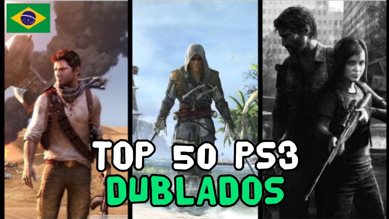 50 Melhores jogos de PS3 que estão dublados em PT-BR #games #dublado #ps3