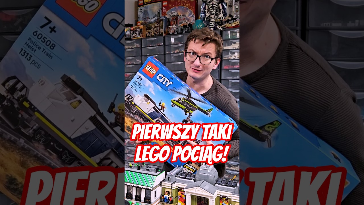PIERWSZY TAKI LEGO POCIĄG W HISTORII! ✊️ #police #train #lego