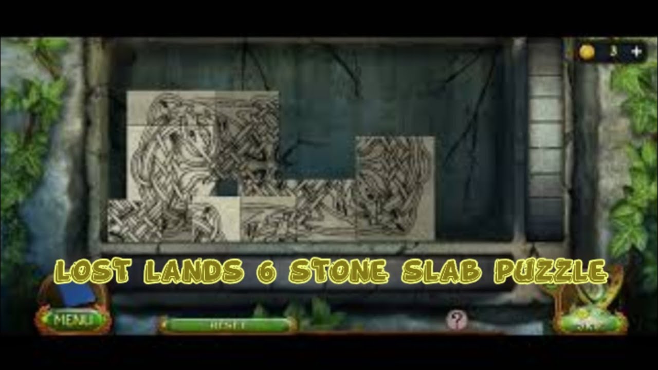 Lost Lands 6 - Path, Circular Discs, & Stone Slab Puzzle Walkthrough clue hunter 1m 