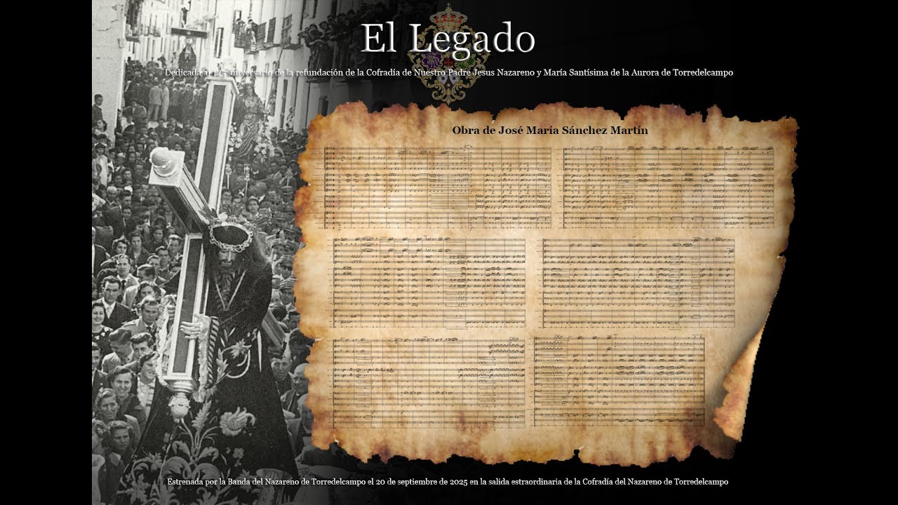 [4K] El Legado | Estreno 2025 | Nazareno en la Plaza del Pueblo | Salida Extraordinaria 2025