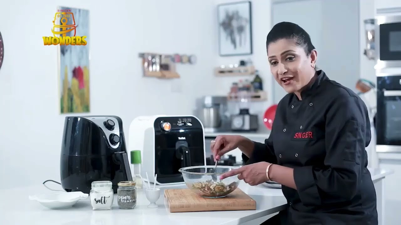 Singer Air fryer එකක් අරන් කරවිලයි වම්බටු මෝජුයි තවත් හොඳට හදන්න! අදම Singer Air fryer එකක් ගන්න