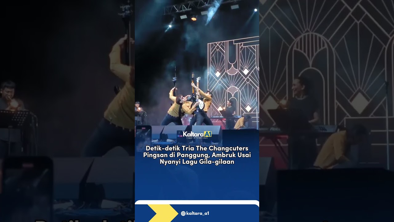 Detik-detik Tria The Changcuters Pingsan di Panggung, Ambruk Usai Nyanyi Lagu Gila-gilaan