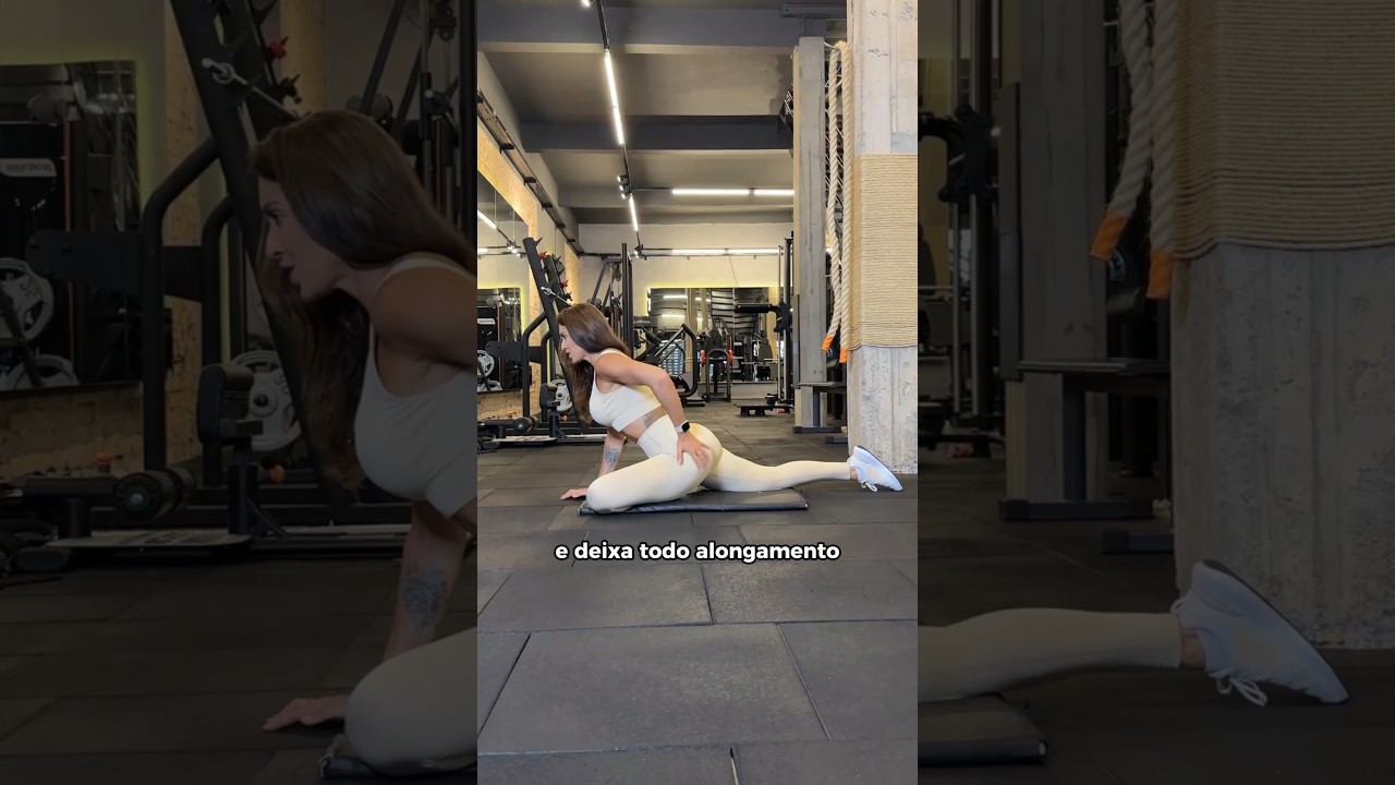 3 exerc&iacute;cios de alongamento pra ativar mais o gl&uacute;teo! #shorts #gluteos #muscula&ccedil;&atilde;o #fitness