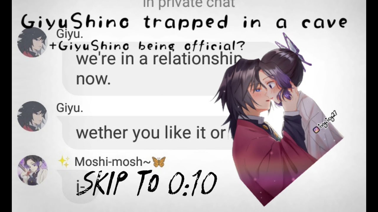 [6/6] GiyuShino trapped in a cave +GiyuShino being official Demon Slayer/KNY