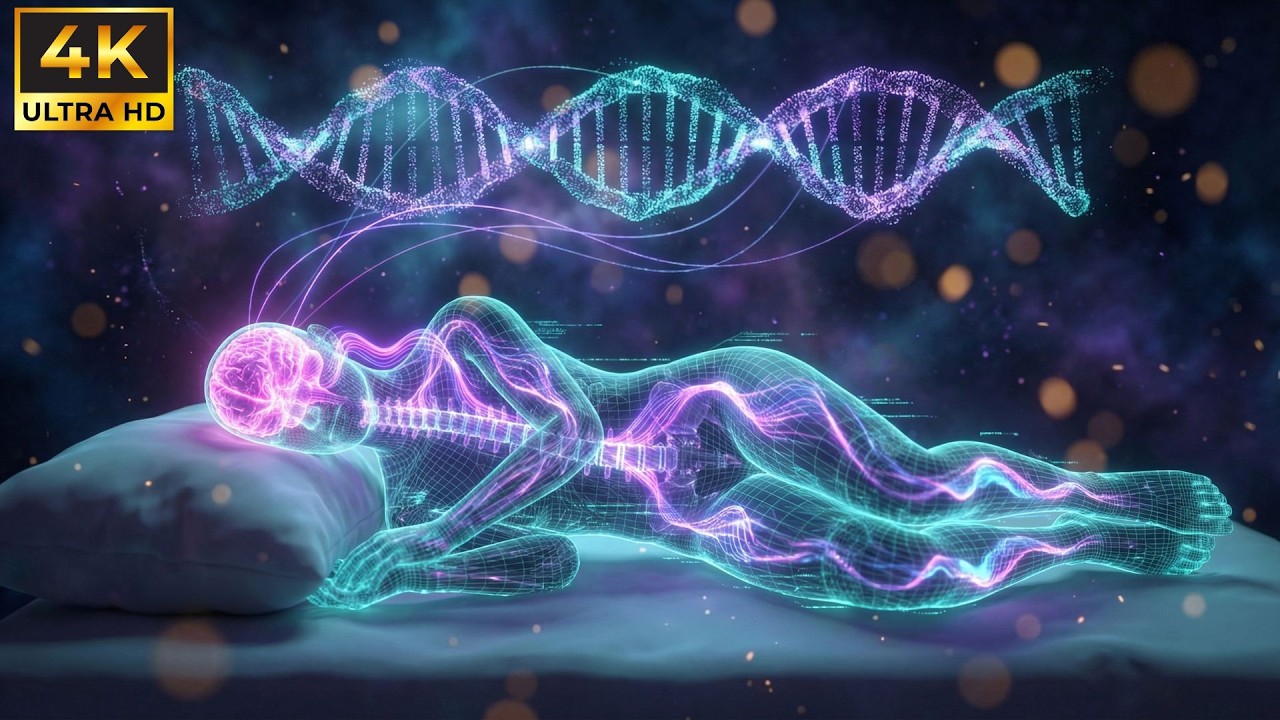 528Hz + 432Hz | The DEEPEST Healing Sleep: Whole Body Regeneration, Relieve Stress, insomnia