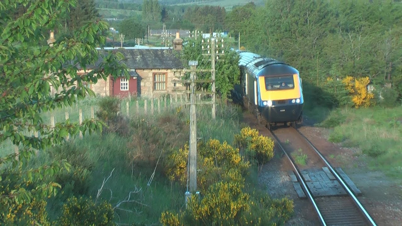 MTU power on the NE Scotland withered arm - Ex-GWR 125s Inverness to Inverurie - HST single track