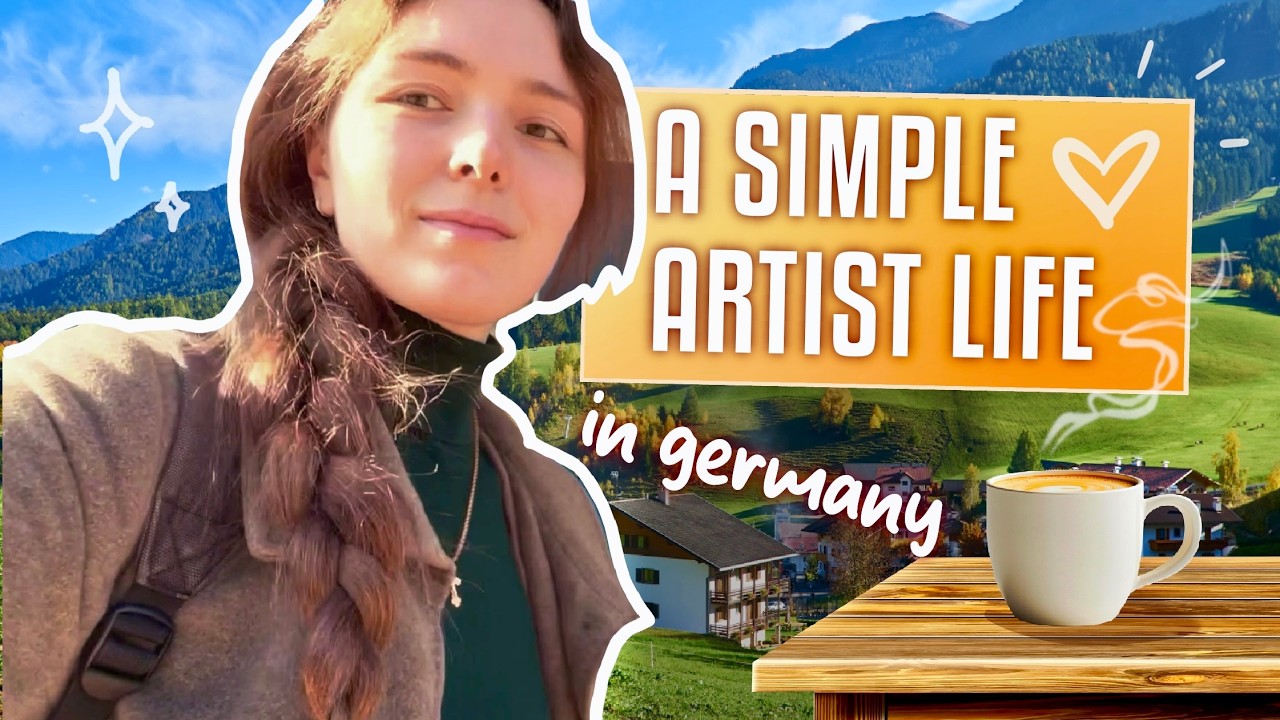 Living the slow life as an Artist | Vlog