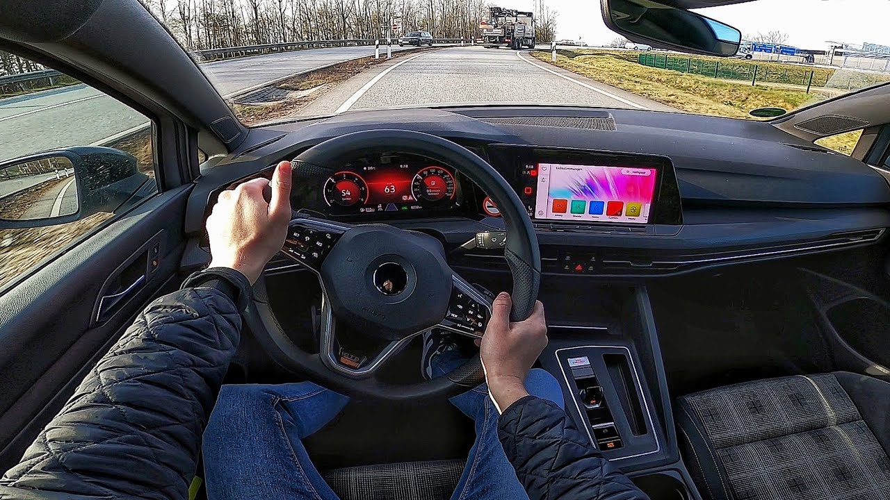 2021 VW Golf 8 GTD - pov test drive