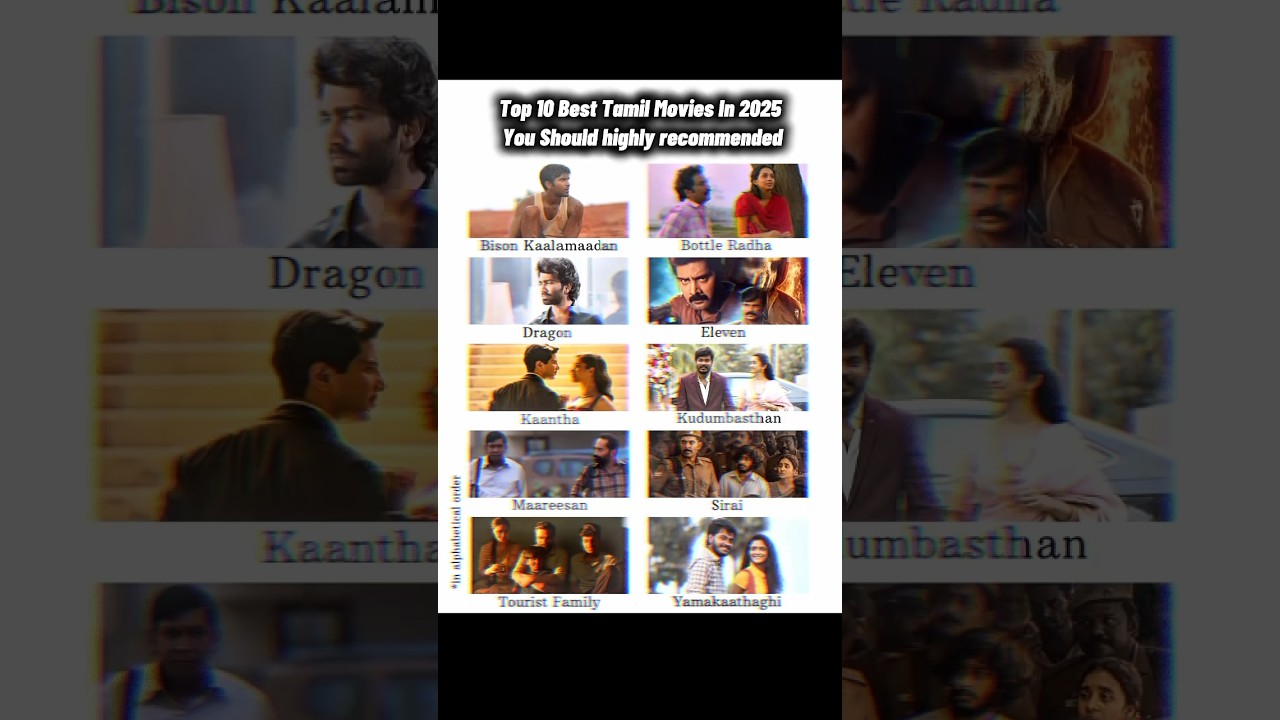 Best Tamil Films In 2025😍