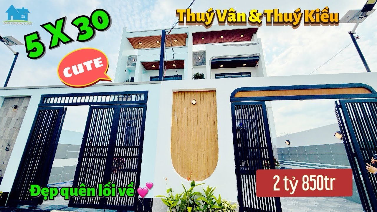 💥 SỐC! Cặp Nhà Song Sinh 5x30m Chỉ 2,85 Tỷ – Đẹp Như Thuý Vân & Thuý Kiều- bán nhà giáp cuối Hóc Môn