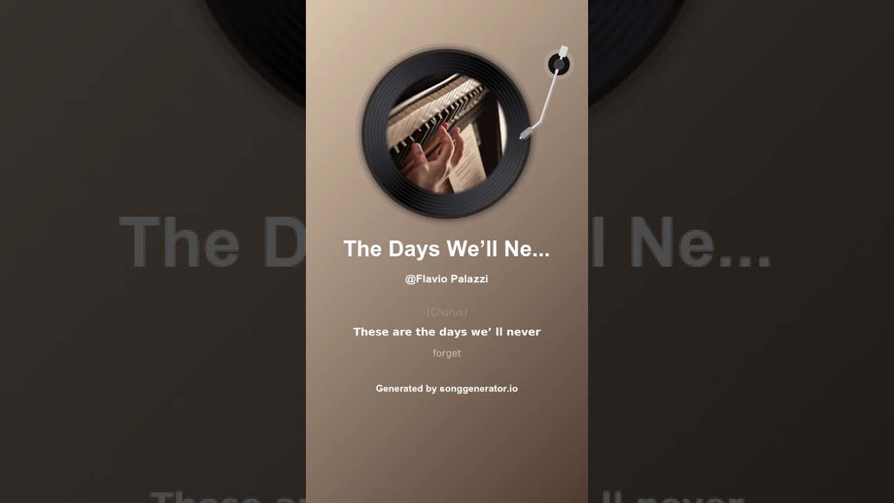 The Days We’ll Never Forget