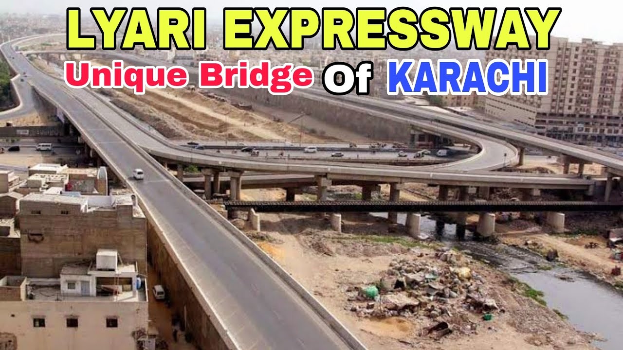 4K Drive Lyari Expressway - along the Riverside in Karachi | Unique Bridge in Karachi Pakistan