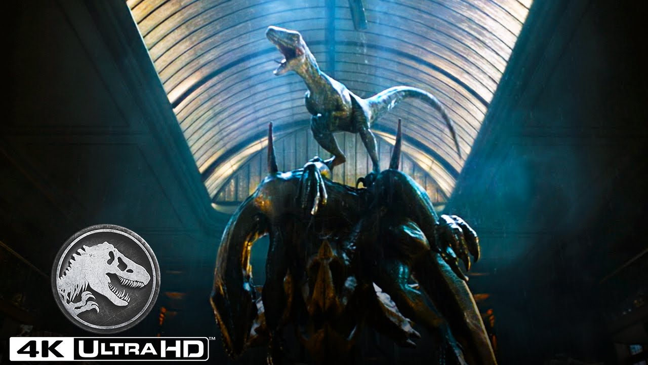 Fallen Kingdom | Indoraptor vs Blue in 4k HDR