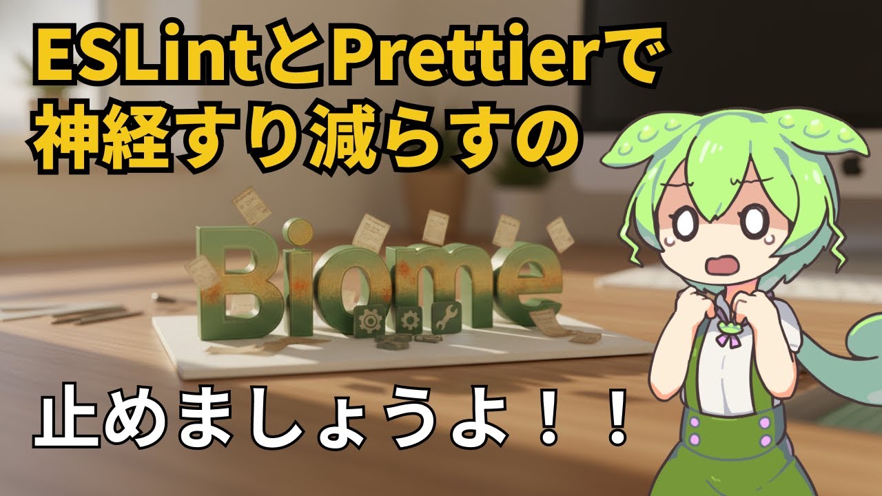 ESLint+Prettier統合の新定番「Biome」解説