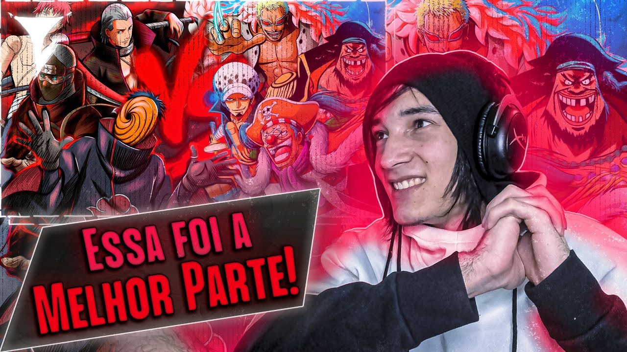 (Isso tá mt BOM!) REACT Akatsuki VS. Shichibukais | Combate de Rimas [Prod. Sobral]