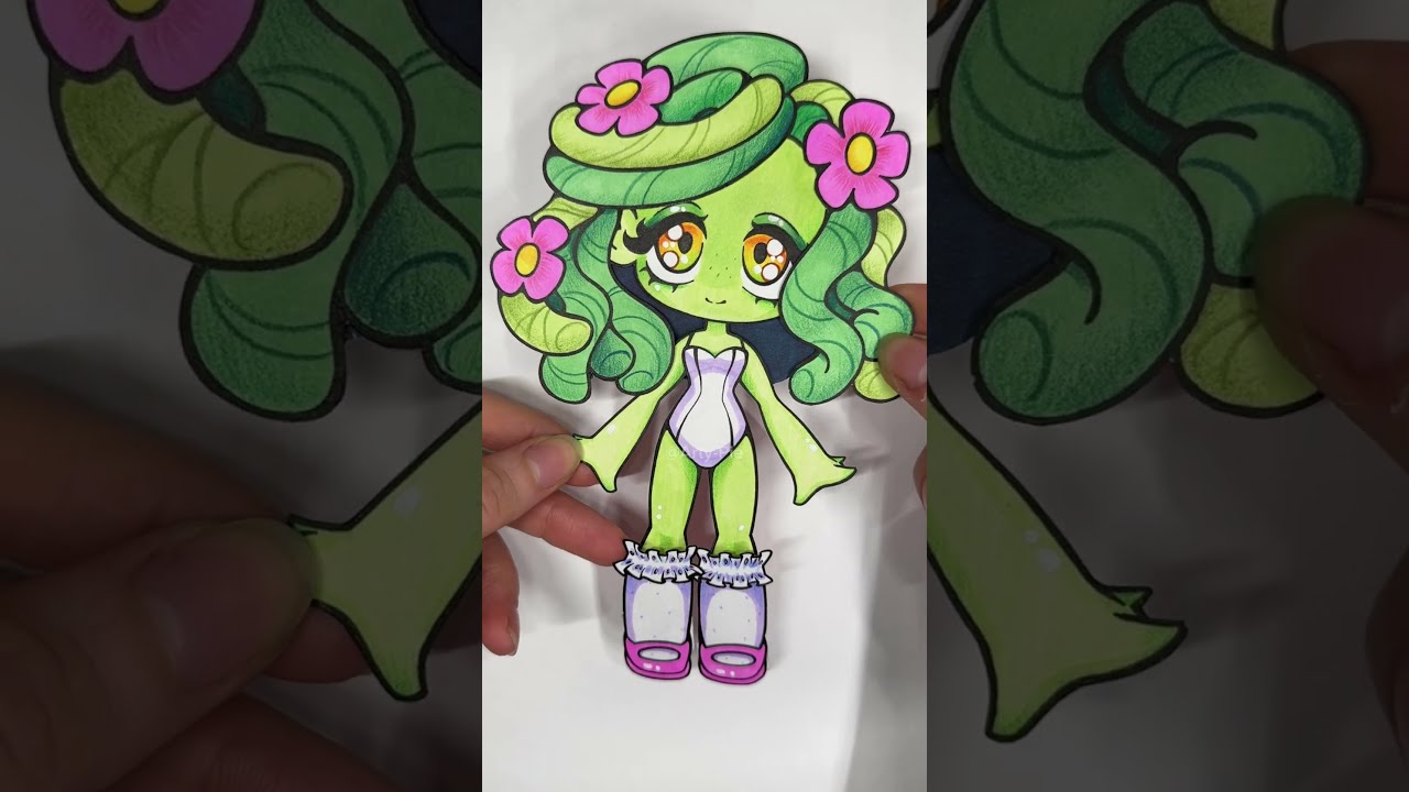 2👗 DreSSes for 💚VENERIA - SPRUNKI🎀PapEr Doll by ArtyPie💜