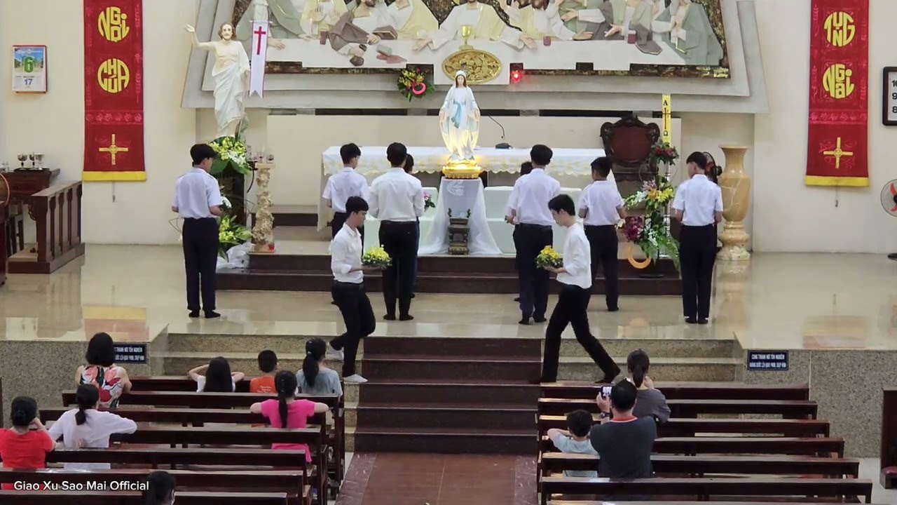 [4K] Khấu Đầu Bái Lạy - Giáo Xứ Sao Mai Dâng Hoa Kính Đức Mẹ Maria 6-5-2023