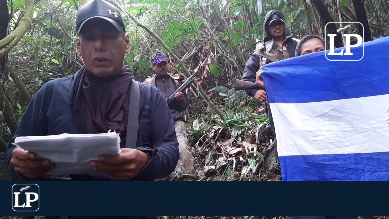 Circula video en el que aparecen hombres alzados en arma contra el régimen de Daniel Ortega