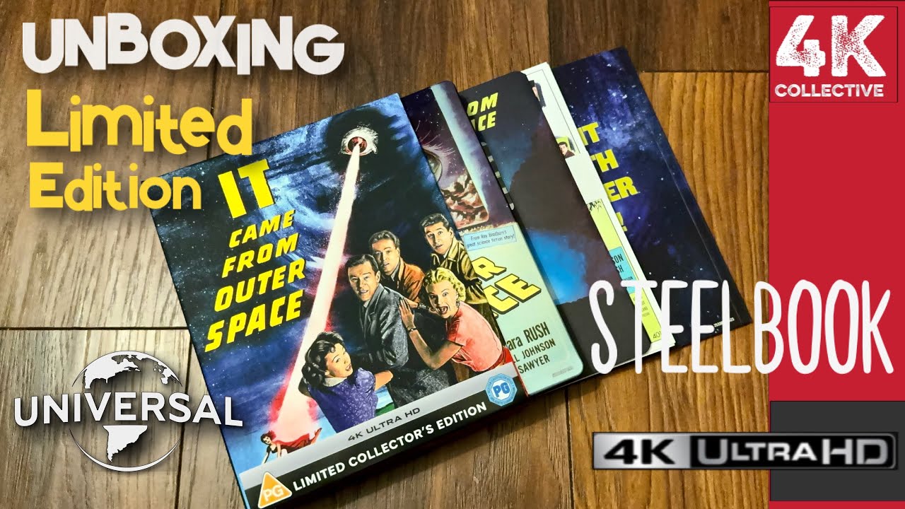 It Came From Outer Space 4K UltraHD Blu-ray Limited Collector&rsquo;s Steelbook Edition UK (1000) Unboxing