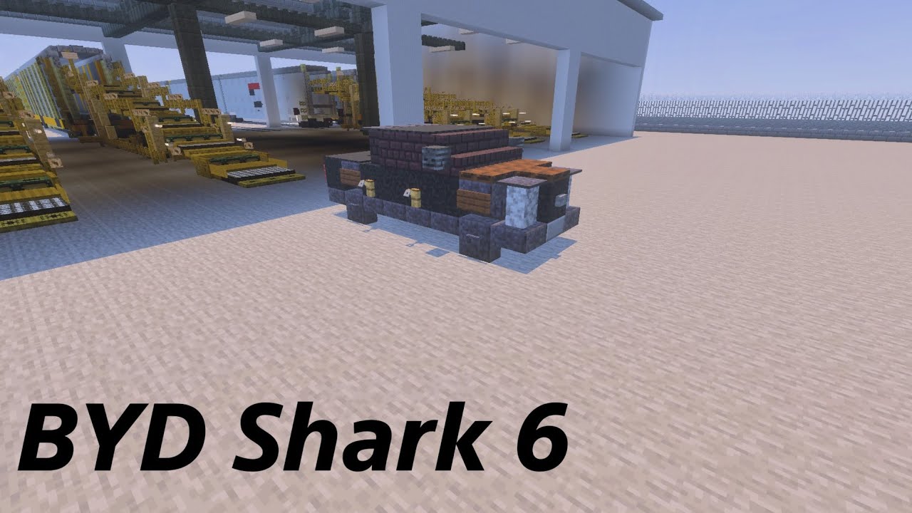 How To Build The BYD Shark 6 In Minecraft (1.5:1)