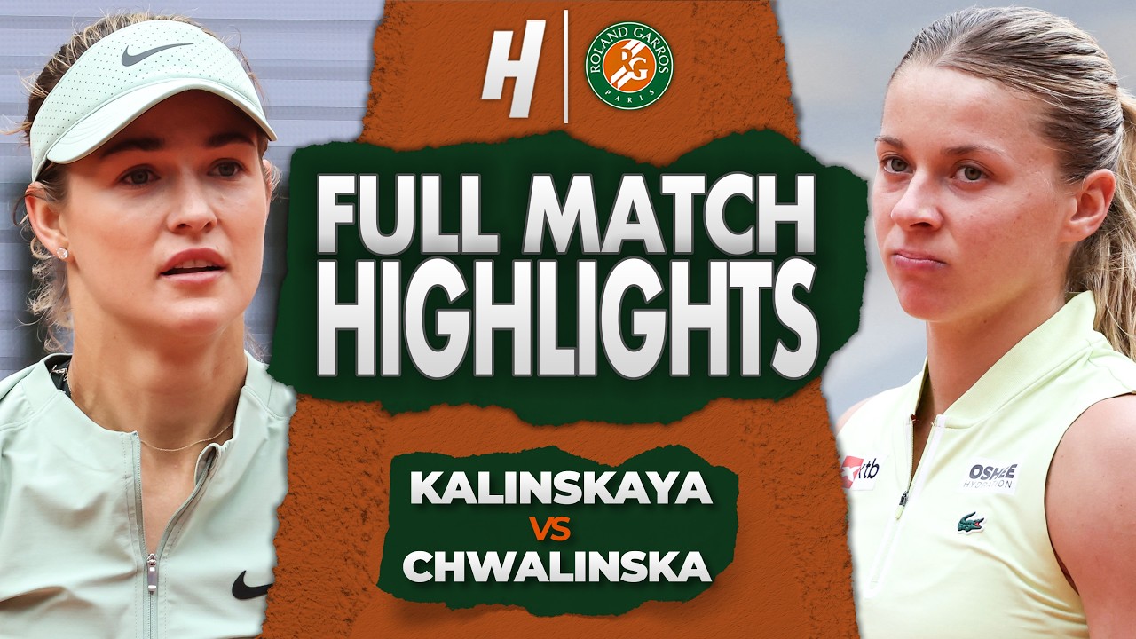 Anna Kalinskaya vs Maja Chwalinska - FULL Quarterfinal Highlights 🔥 Roland Garros 2026