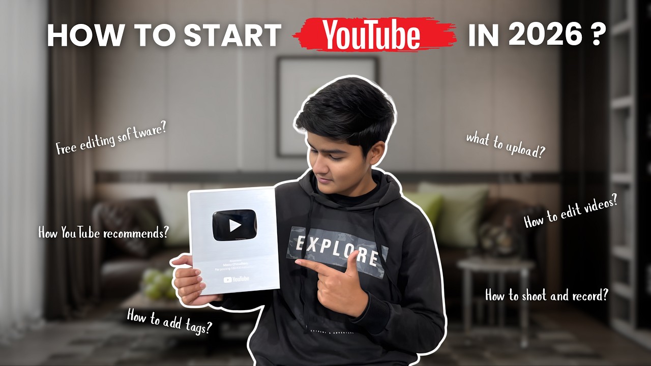 Start YouTube in 2026 — Zero Confusion ▶️ | Manu Chaudhary