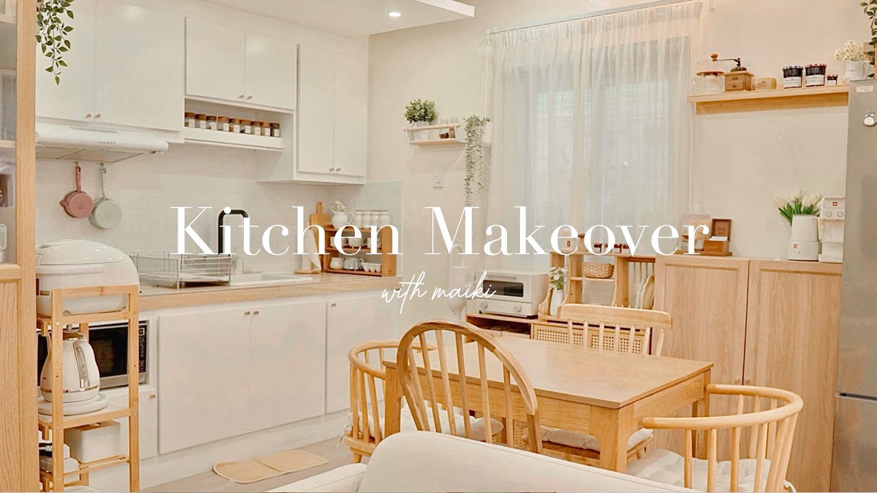 DIY Kitchen Makeover ✨ | Creating my Ideal Kitchen ☁️ | Labeling Pantry ft. Niimbot B21 🏷️