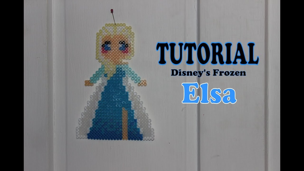 TUTORIAL: Disney's Frozen Elsa - Perler Beads DIY