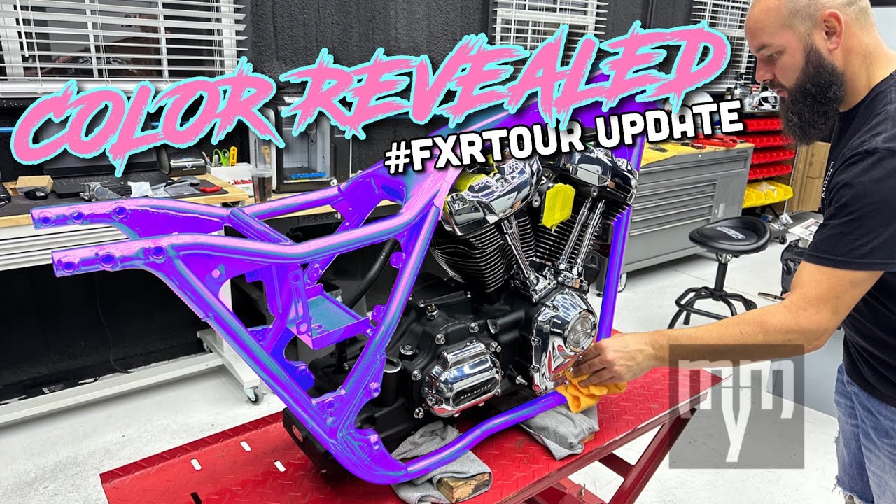 M8 FXR frame is back from paint!!!