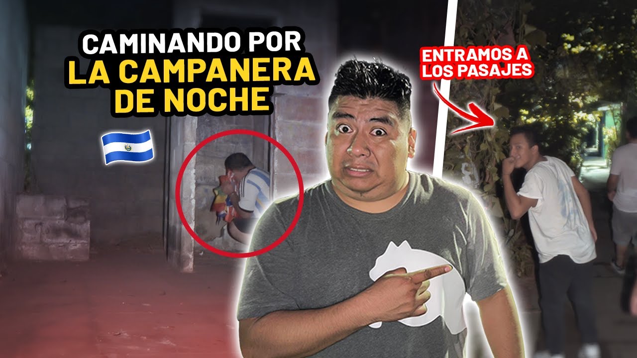 CAMINANDO de NOCHE por LA CAMPANERA 😰 *nos retaron a jugar*