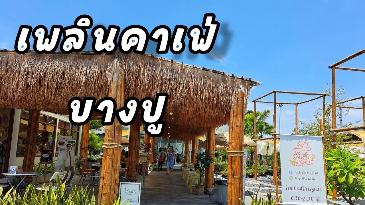 เพลินคาเฟ่บางปู - Plearn Cafe Bangpu #คาเฟ่ส้มตำ#คาเฟ่บางปู#คาเฟ่ใกล้กรุงเทพ#คาเฟ่สมุทรปราการ